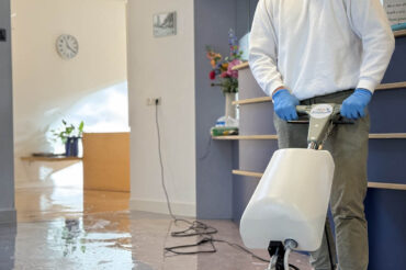 Linoleum vloeronderhoud voor dokterspraktijk in Zwolle